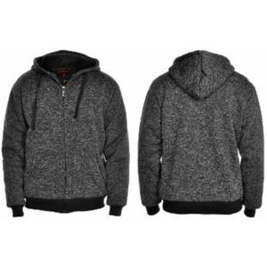 Espada Menswear Men's Full-Zip Sherpa-Lined Hoodie